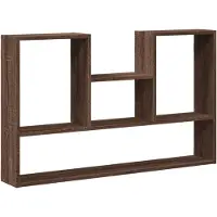 vidaXL Étagère murale chêne marron 99x15x60 cm bois d'ingénierie