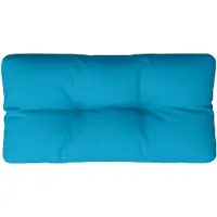 vidaXL Coussin de palette bleu clair 80x40x12 cm tissu