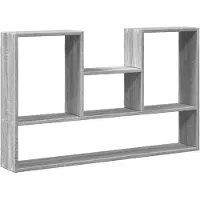 vidaXL Étagère murale sonoma gris 99x15x60 cm bois ingénierie