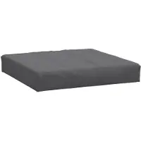 vidaXL Coussin de palette anthracite mélangé 60x60x9,5 cm tissu