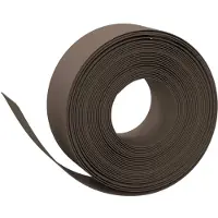vidaXL Bordure de pelouse 3 pcs. Marron 10 m 20 cm Polyéthylène