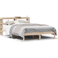 vidaXL Lit en bois massif sans matelas 120x200 cm en pin