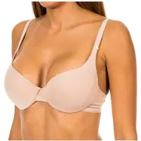 Dim Fit Hoops Cup B Bra Beige 90 / B Femme