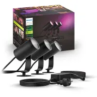 Philips Hue Lily Kit de Démarrage White and Color Spot à Planter Lot de 3