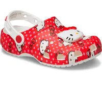 Crocs Hello Kitty Red Classic Clogs Rouge EU 23-24 Fille