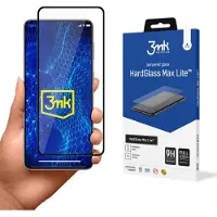 3MK HardGlass Max Lite for Samsung Galaxy S21 Plus 5G black frame (1 pcs, Samsung Galaxy S21), Téléphone portable : film de protection, Noir