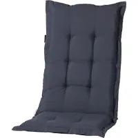 Madison Housse pour siège à dossier bas Panama 105 x 50 cm Gris MONLB239