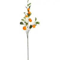 Mica Decorations Mandarine Branche artificielle - H104 cm - Orange