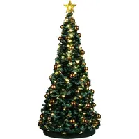 Lemax Jolly Christmas Tree Sapin de Noel joyeux 23.2 cm décoration