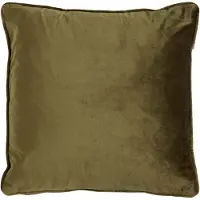Dutch decor Coussin Finn 45x45 cm Vert olive militaire (45 x 45 cm)