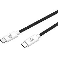 Ginza.se USBCUSBCCOTTBK câble USB 1,5 m USB C Noir, Blanc