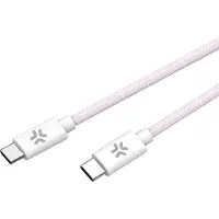 Ginza.se Câble USB-C Celly USBCUSBCCOTTPK - Rose - 1.5 m - Charge rapide jusqu'à 100 Watt - Compatible iPhone 15
