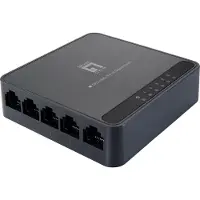 LevelOne Switch GEU-0522, , 5 ports, 10/100/1000 Mbps