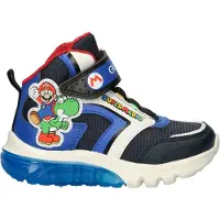 Geox Baskets montantes enfant J CIBERDRON BOY garcons - Bleu - 28