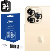 3MK iPhone 13 Pro/13 Pro Max - Protection de lentille Pro (1 pcs, Apple iPhone 13 Pro, Apple iPhone 13 Pro Max), Téléphone portable : film de protection, Or