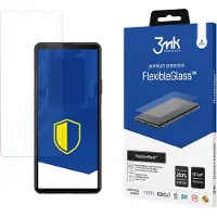 3MK hybrid glass Flexible 2.5D for Sony Xperia 10 III 5G (1 pcs, Sony Xperia 10 III), Téléphone portable : film de protection, Transparent