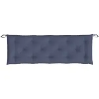 vidaXL Housse de banc de jardin bleu marine 150x50x7 cm tissu Oxford
