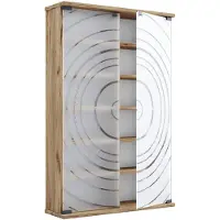 VCM bois,CD,DVD,stand,étagère,armoire,rangement,étagère sur pied,support,porte en verre,Tilano,L