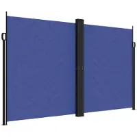 vidaXL Store latéral extensible bleu 200x1000 cm