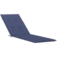 vidaXL Housse de chaise longue bleu marine tissu Oxford