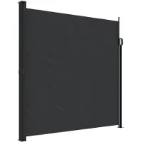 vidaXL Store latéral extensible noir 200x300 cm