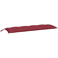 vidaXL Housse de banc de jardin vin rouge 150x50x7 cm tissu Oxford