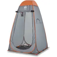 vidaXL Tente de protection visuelle Gris et orange Pop-Up étanche à l'eau