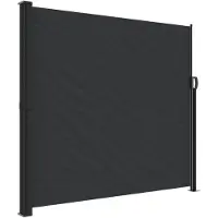 vidaXL Store latéral extensible noir 180x600 cm