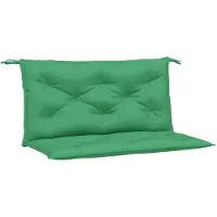 vidaXL Coussins de banc de jardin 2 pi ces Vert 39,4 x 19,7 x 2,8 Tissu Oxford