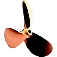 Eliche Radice Hélice de bateau Radice bronze à 3 pales type E13, 12 "X8", alésage d'arbre Ø25mm, cône 1:10, droite