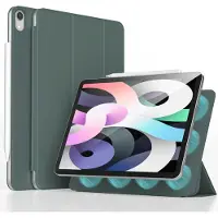 IMoshion Magnetic etui de téléphone portefeuille pour Apple iPad 11 (2025) 11 pouces A16 / iPad 10 (2022) 10.9 pouces - Vert foncé