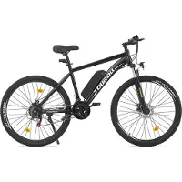 Touroll Vélo électrique Foride Vedal 1, 26 pouces, 250 W, 468 Wh, Shimano 21 vitesses, autonomie de 65 km, StVZO, IPX4, noir