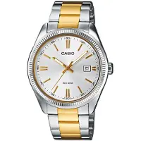Casio Montre à affichage analogique or / argent