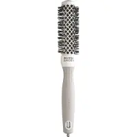 Olivia Garden Expert Shine Wavy Bristles White&Grey brosse à cheveux průměr 25 mm 1 pcs