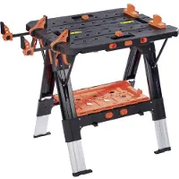 JORGENSEN Établi mobile 2-en-1 M60Pr réglable en hauteur (l x P) 635 mm x 787 mm (63.50 cm, 78.70 cm)