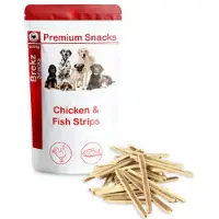 Brekz Premium Chicken with Fish Strips 200 grammes