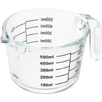 GEFU Gobelet gradué 'Dimenso, Verre mesureur, Transparent