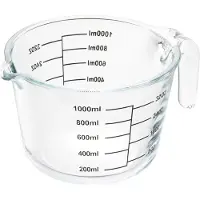 GEFU Gobelet gradué 'Dimenso, Verre mesureur, Transparent