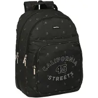 Safta Double California 10l 27x33x10 Cm Backpack Noir Enfants