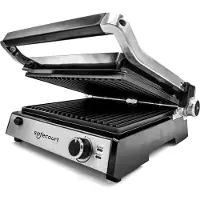 Safecourt Kitchen Grill 3 en 1 - - Grill multifonctions - Plaques amovibles - 2000W - noir