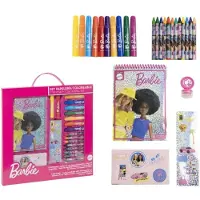 Barbie Set créatif à colorier - Papeterie pour l'école et les loisirs