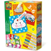 SES Creative SES Timbres avec marqueurs 14896