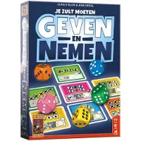 999 Games jeu de dés donner et prendre 18 x 13 cm carton bleu