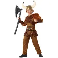 Atosa Viking Child Child Costume Marron 5-6 Years