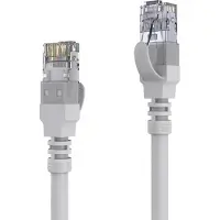PureLink AVIT Media Series - Cordon de raccordement - RJ-45 (M) pour RJ-45 (M) - 50 m - SFTP - CAT 6a - démarré, sans halogène, sans crochet, bloqué - gris