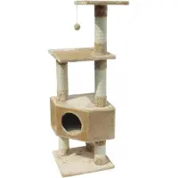 Europet Arbre à chat LOONAA 40 x 40 x 135 cm, beige