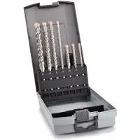 Hikoki 783391 Jeu De Mèches Pour Perforateur SDS-Plus 7 Pièces En Cassette - 4 Tranchants