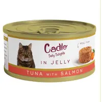 Cadilo Daily Delights - thon avec saumon pâtée en gelée pour chat (70 g)