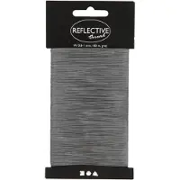 Creativ Company Fil réfléchissant, B 0,8-1 mm, gris, 100m