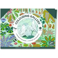 Djeco Carte avec 3 posters à colorier « Dans la nature »,